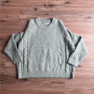 Madewell Cable Havener pullover sweater XL